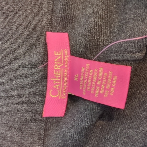 Catherine Malandrino knit stretchy midi A line  winter office minimalist skirt - Picture 4 of 4